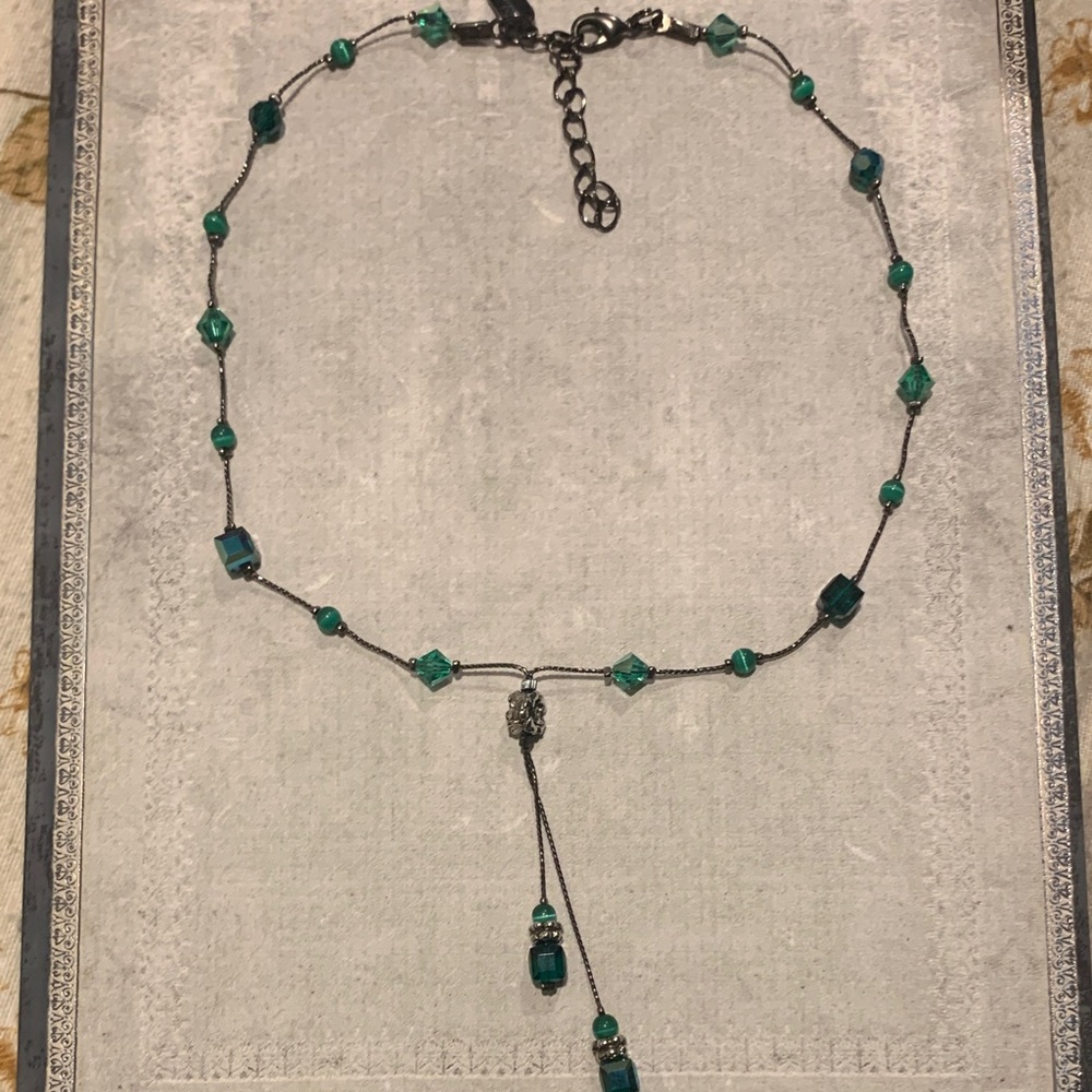 Green Beaded Necklace